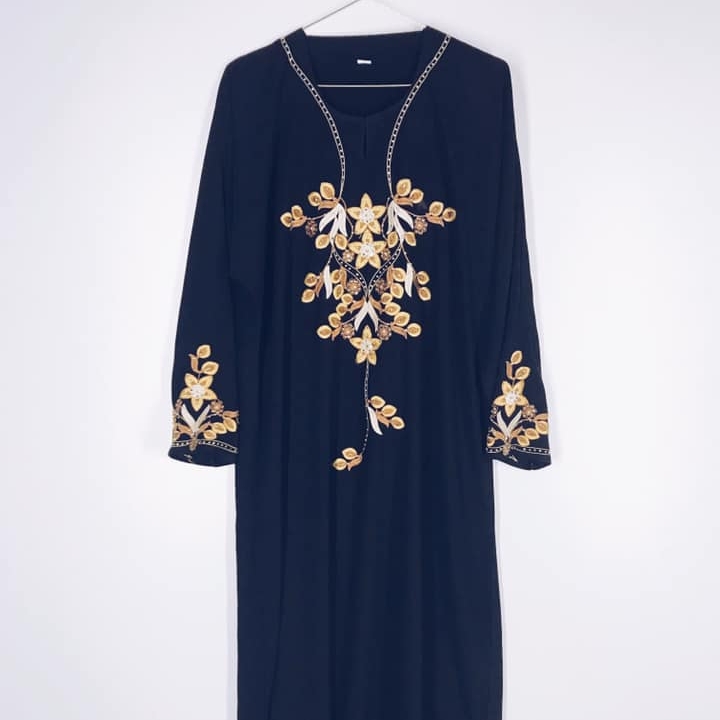 Сукня східна вишивка чорний/золото 15