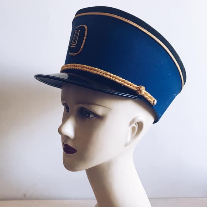 Фуражка військового музиканта синя вінтаж