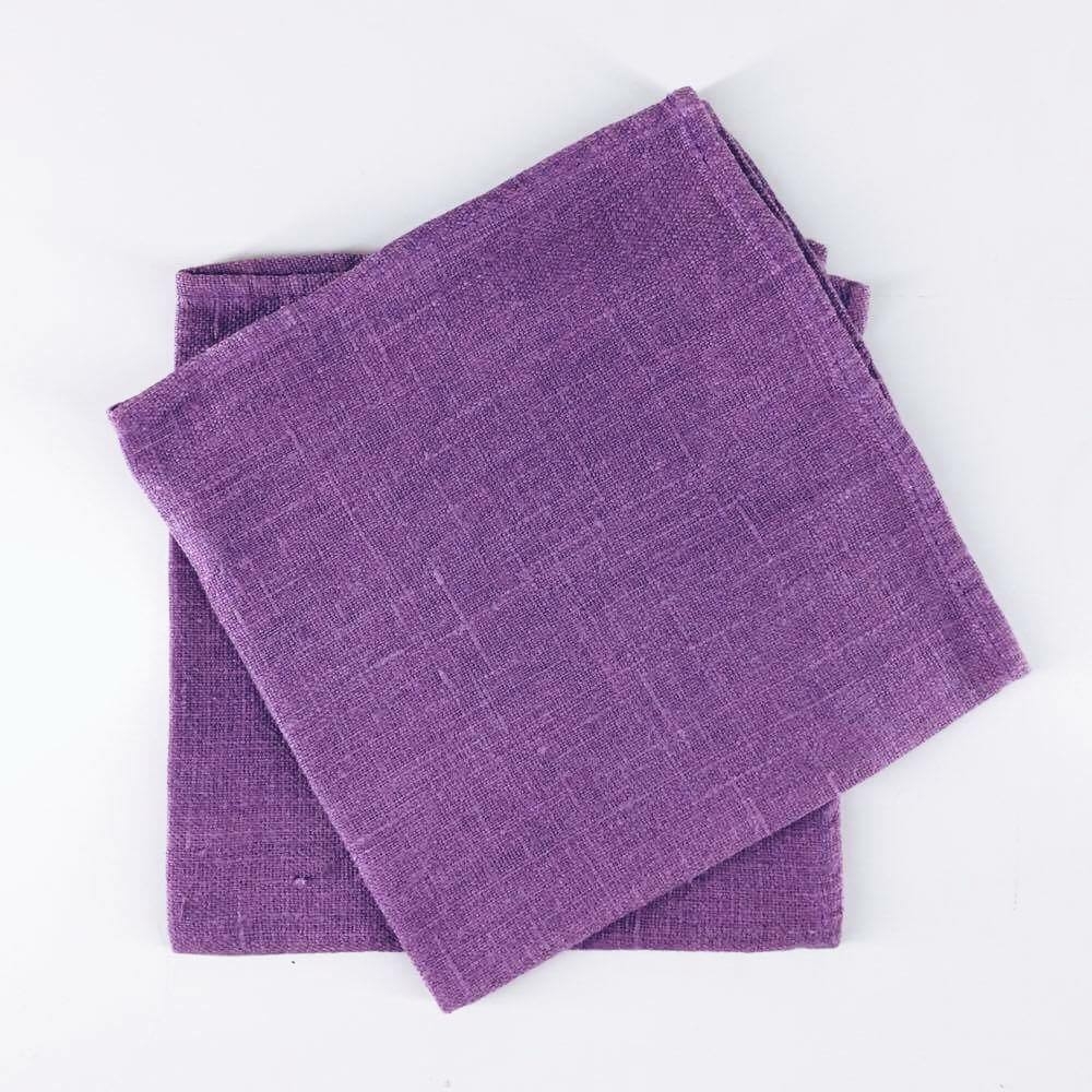Серветка льон фіолет TT-166