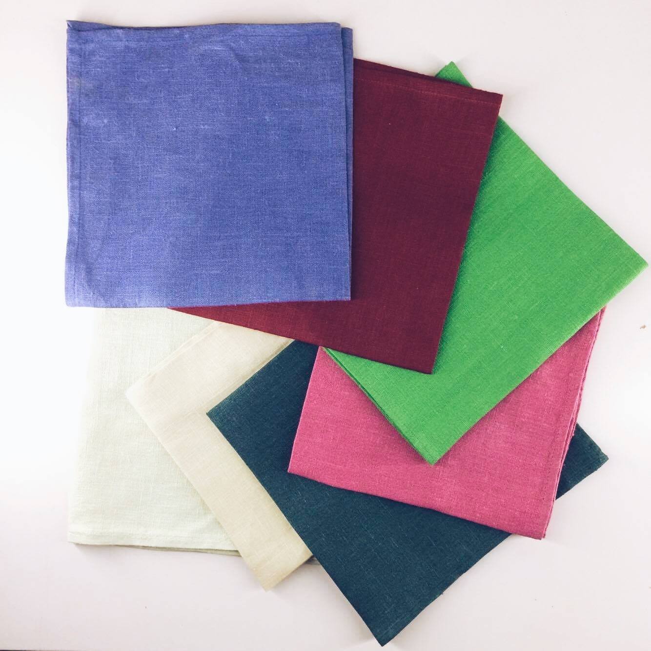 Серветка льон колір мікс TT-188