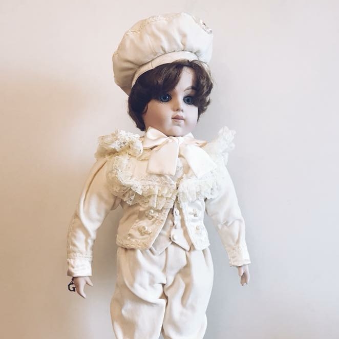 Лялька колекційна Andrew порцеляна/текстиль вінтаж 4