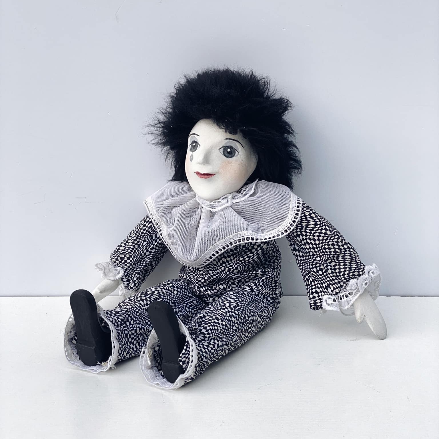Лялька Сумний клоун вінтаж 14