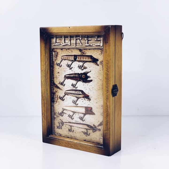 Шафка для ключів з декором "Рибальство" BX-117