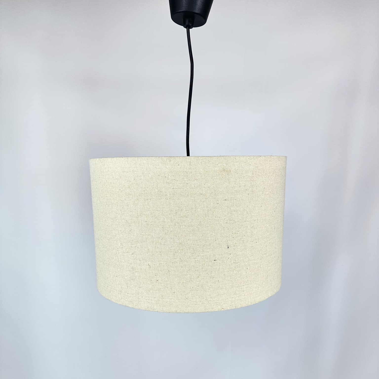 Світильник підвісний абажур беж льон LS-050