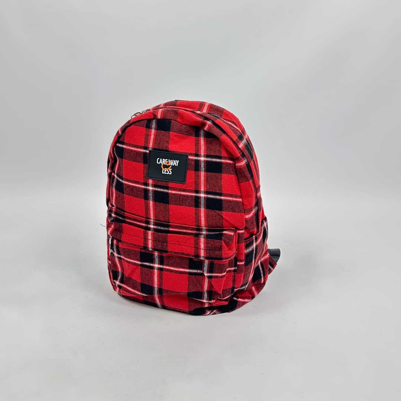 Рюкзак міський клітинка червоно-чорний MB-145