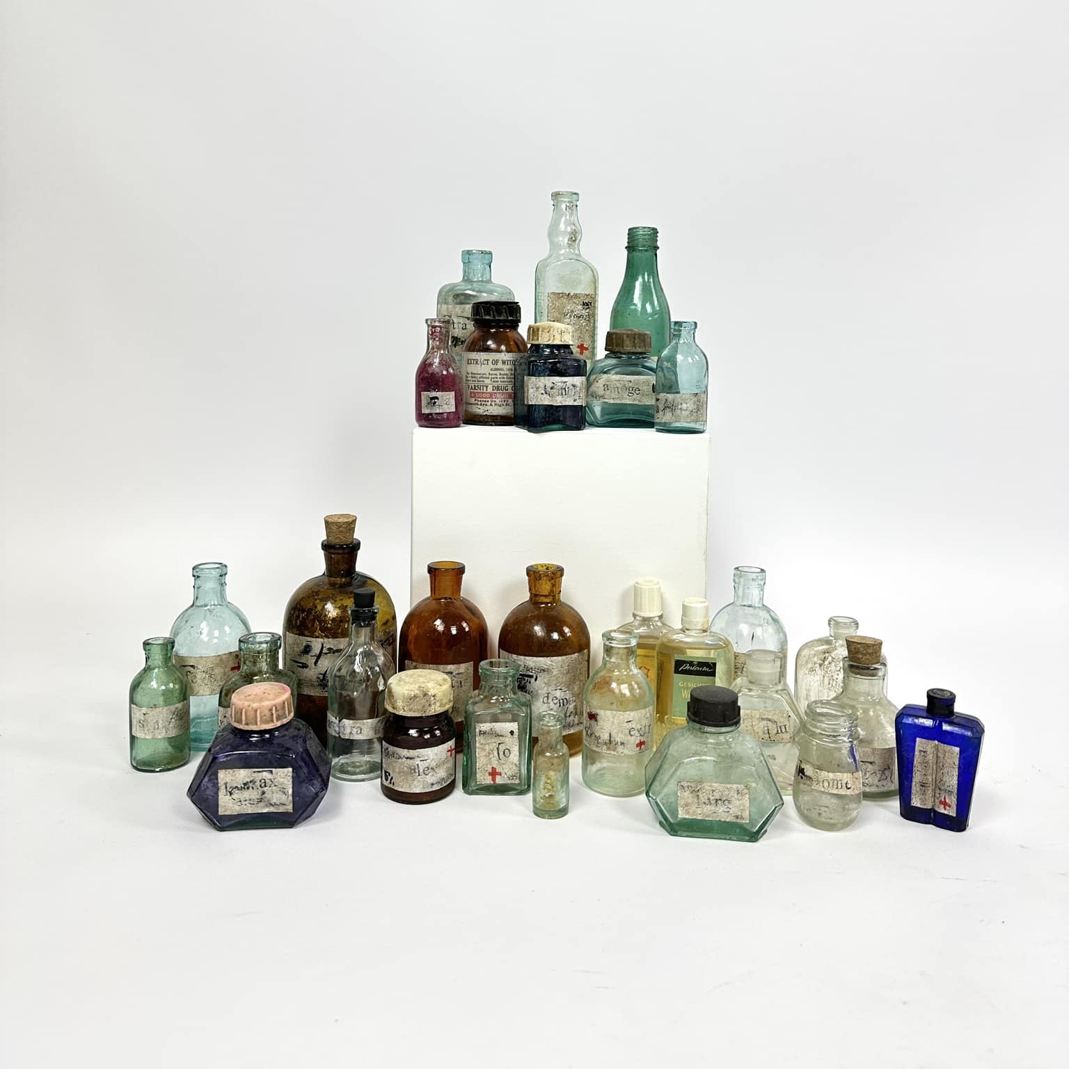 Пляшка для ліків стара в асортименті KF-099