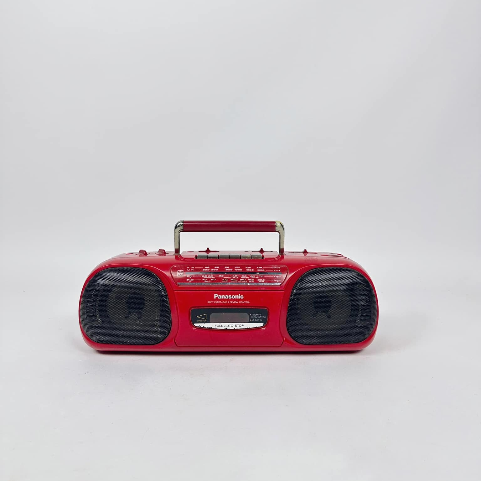 Магнітофон касетний Panasonic червоний AU-062