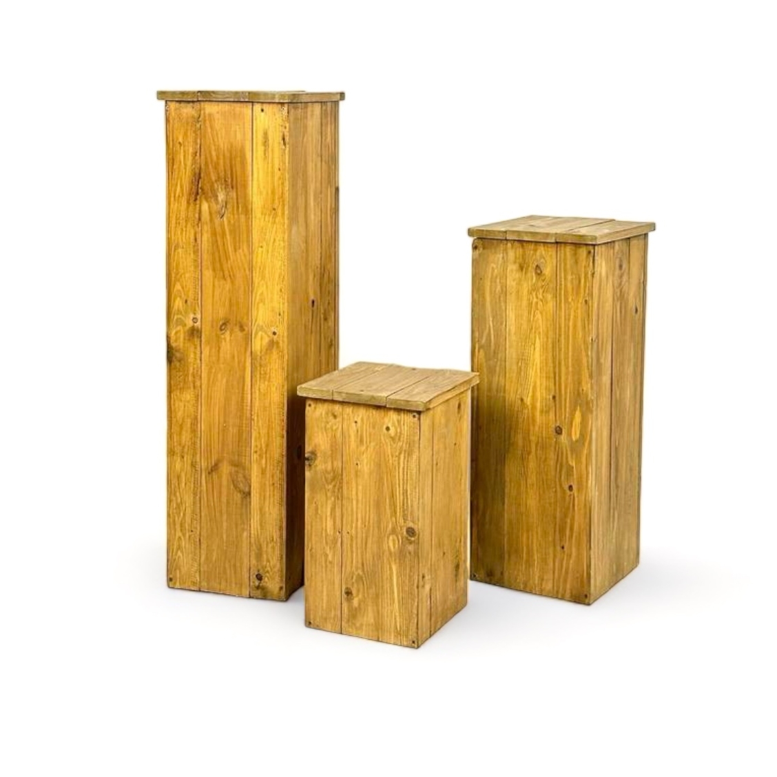 Тумба-підставка грубе дерево етно TB-853