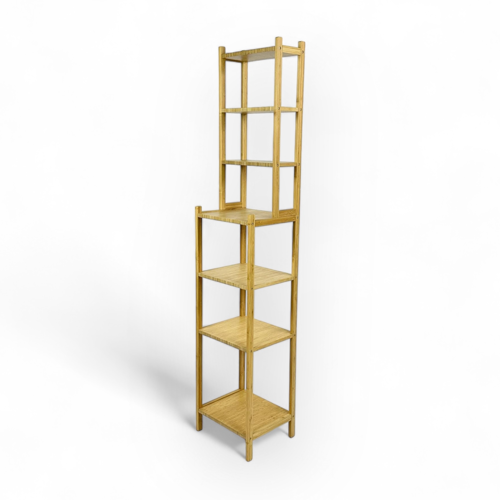 Стелаж вузький на 7 полиць дерево SR-080