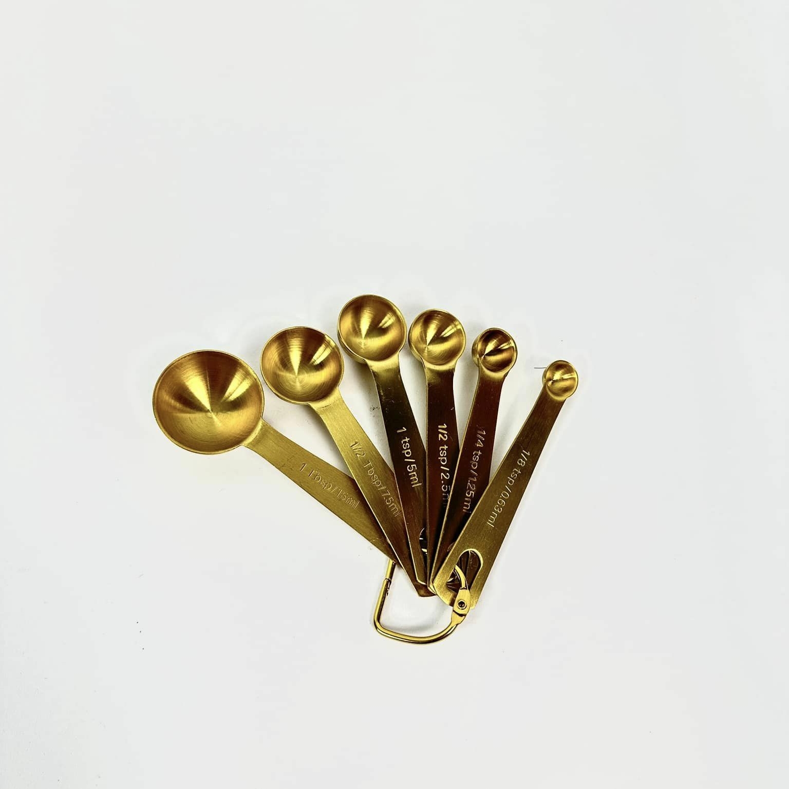 Комплект мірних ложечок золото KH-221