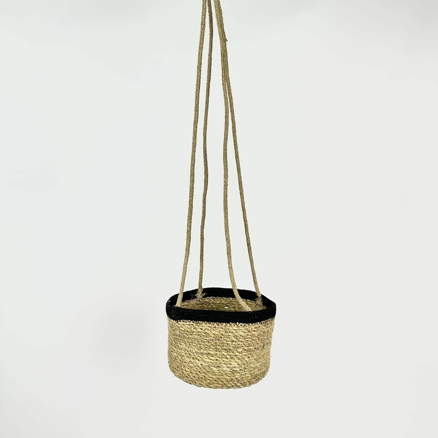 Кошик-кашпо плетений підвісний сізаль BA-154