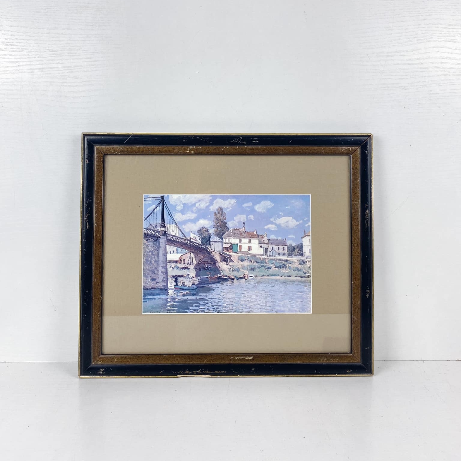 Пейзаж Старе місто в рамкі з паспарту AR-918