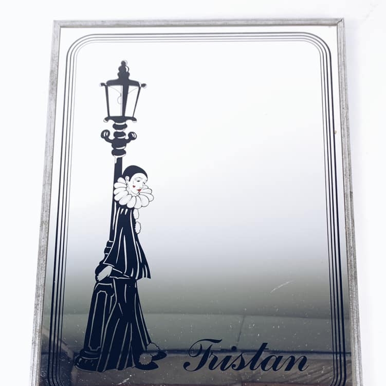 Принт на дзеркалі в рамкі Tristan вінтаж AR-464