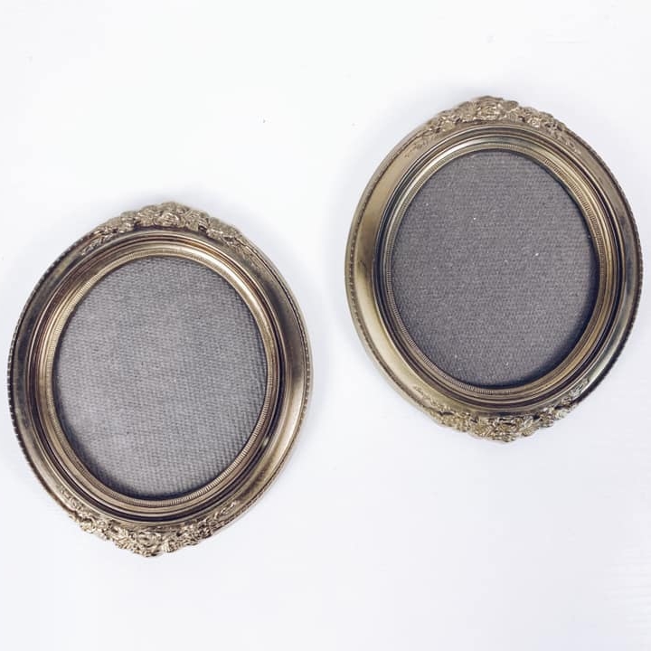 Рамка овальна бронза AR-446