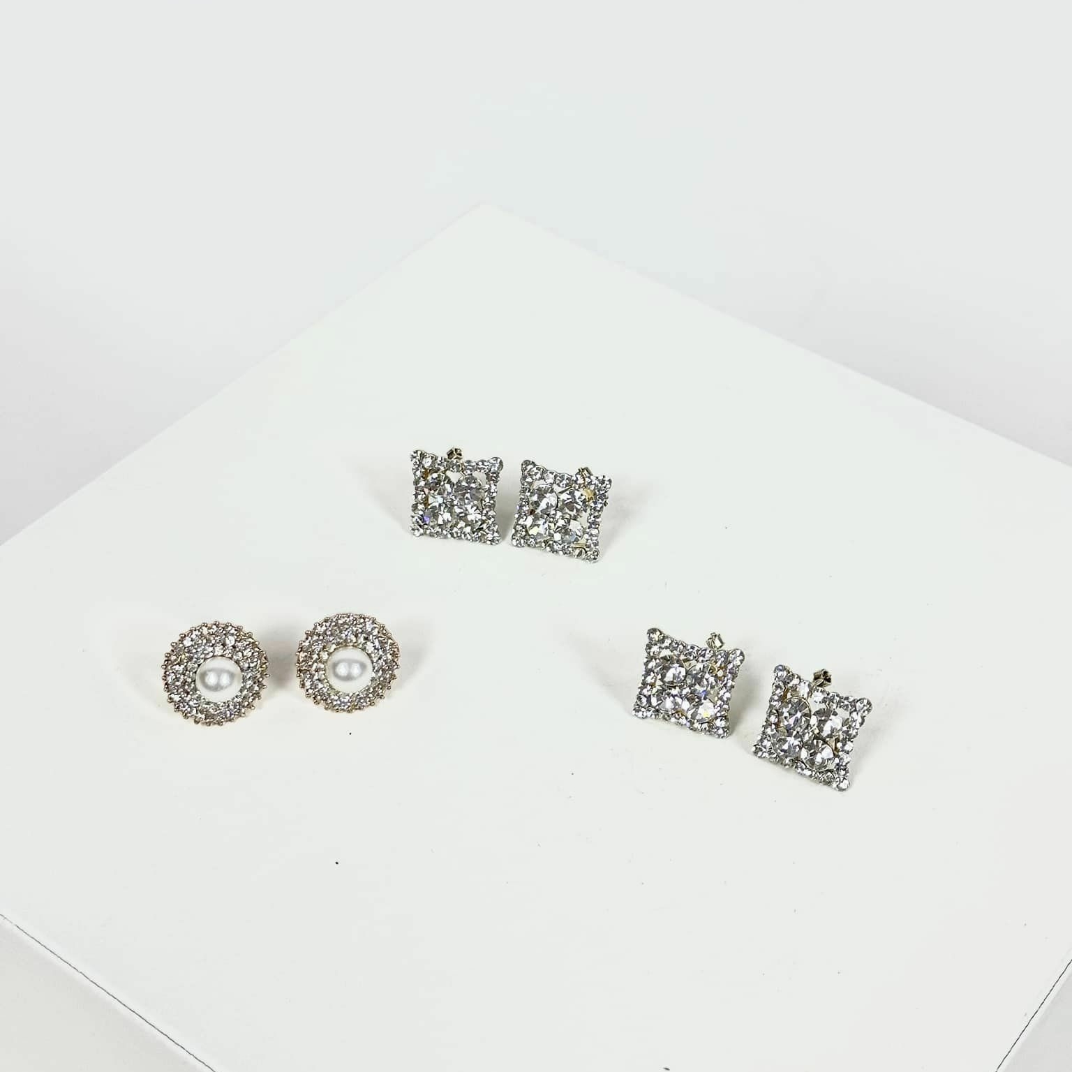 Сережки "стрази" пара 1