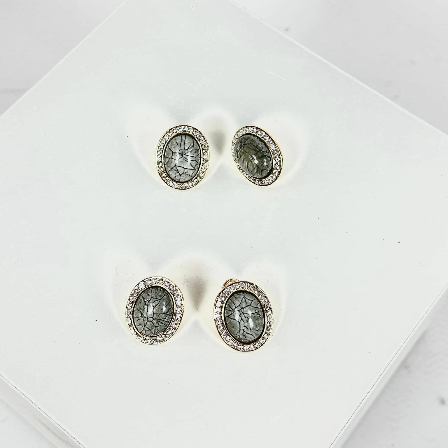 Сережки "стрази" пара 2