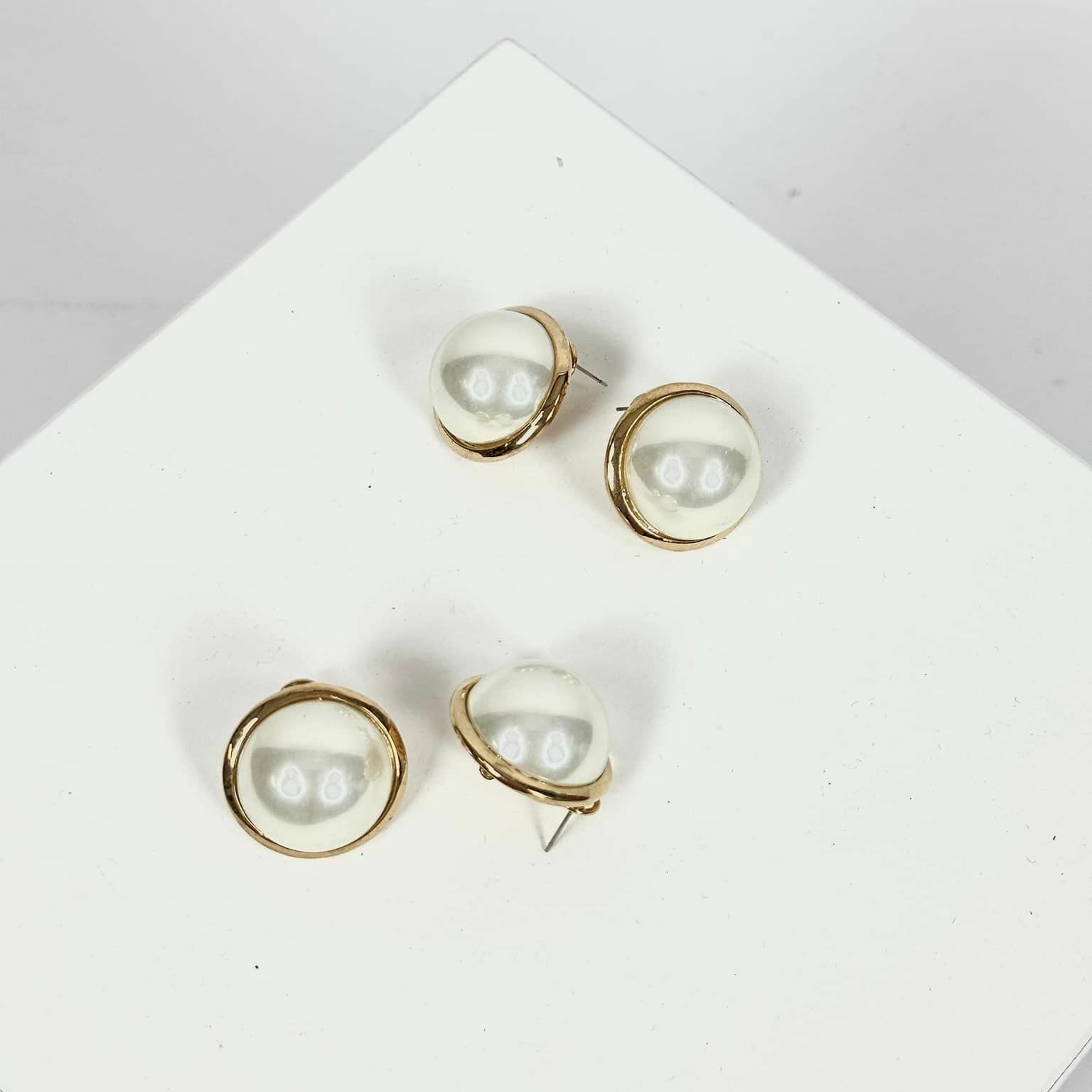 Сережки "велика перлина" пара