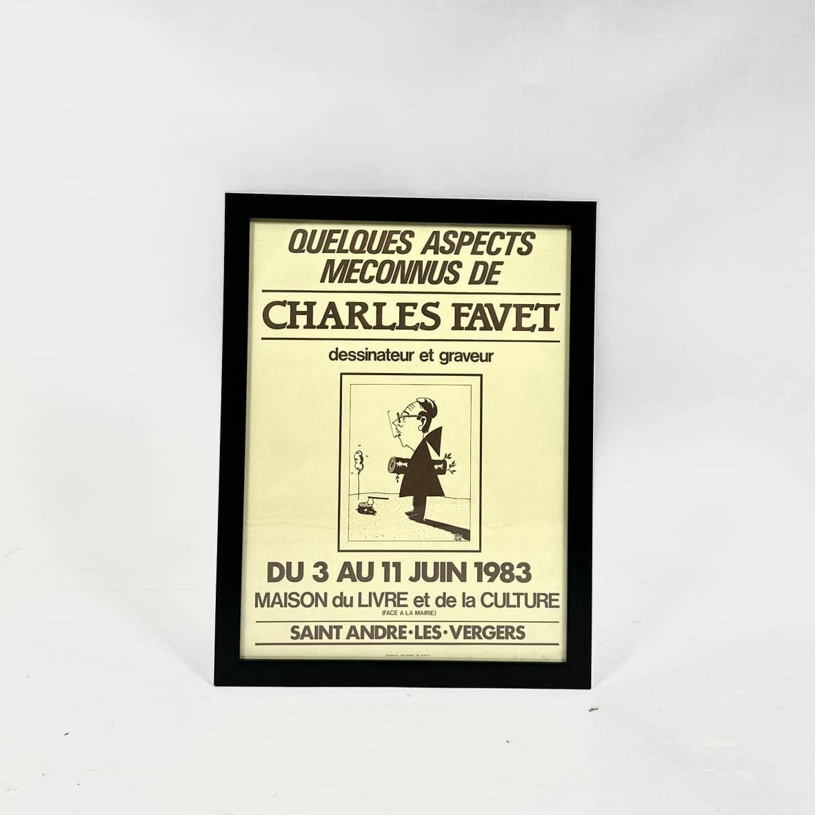 Афіша в рамці Charles Favet вінтаж AR-938