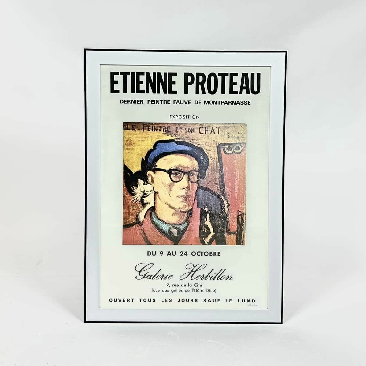 Афіша виставки в рамці вінтаж AR-943