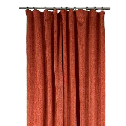 Штора теракота фактура на тасьмі CR-033