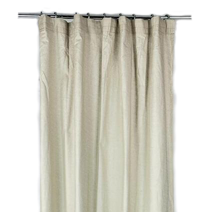 Штора св-пісочного кольору на тасьмі CR-037