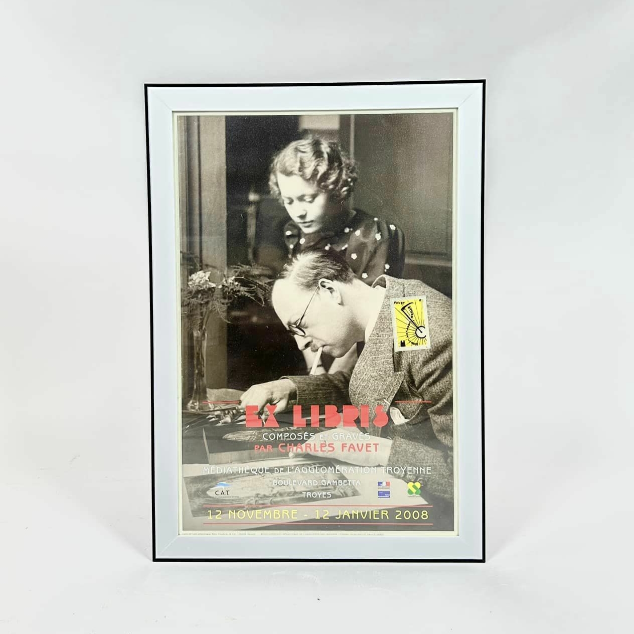 Афіша виставки в рамці вінтаж AR-956