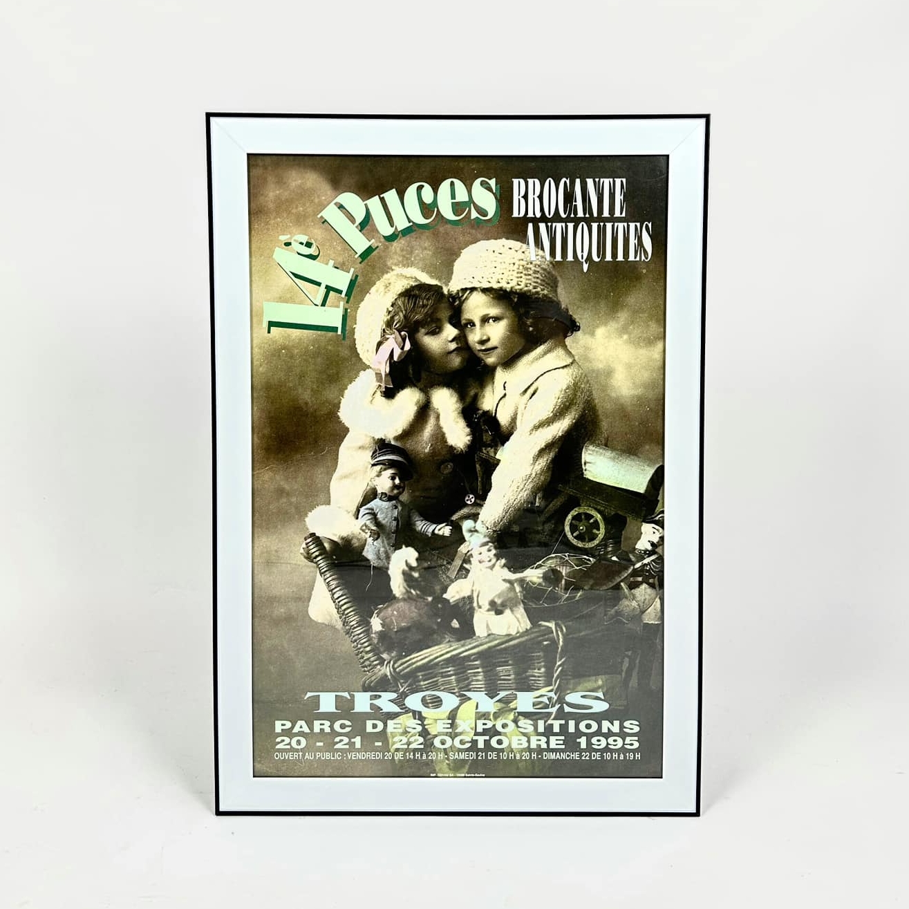 Афіша броканта в рамці вінтаж AR-974