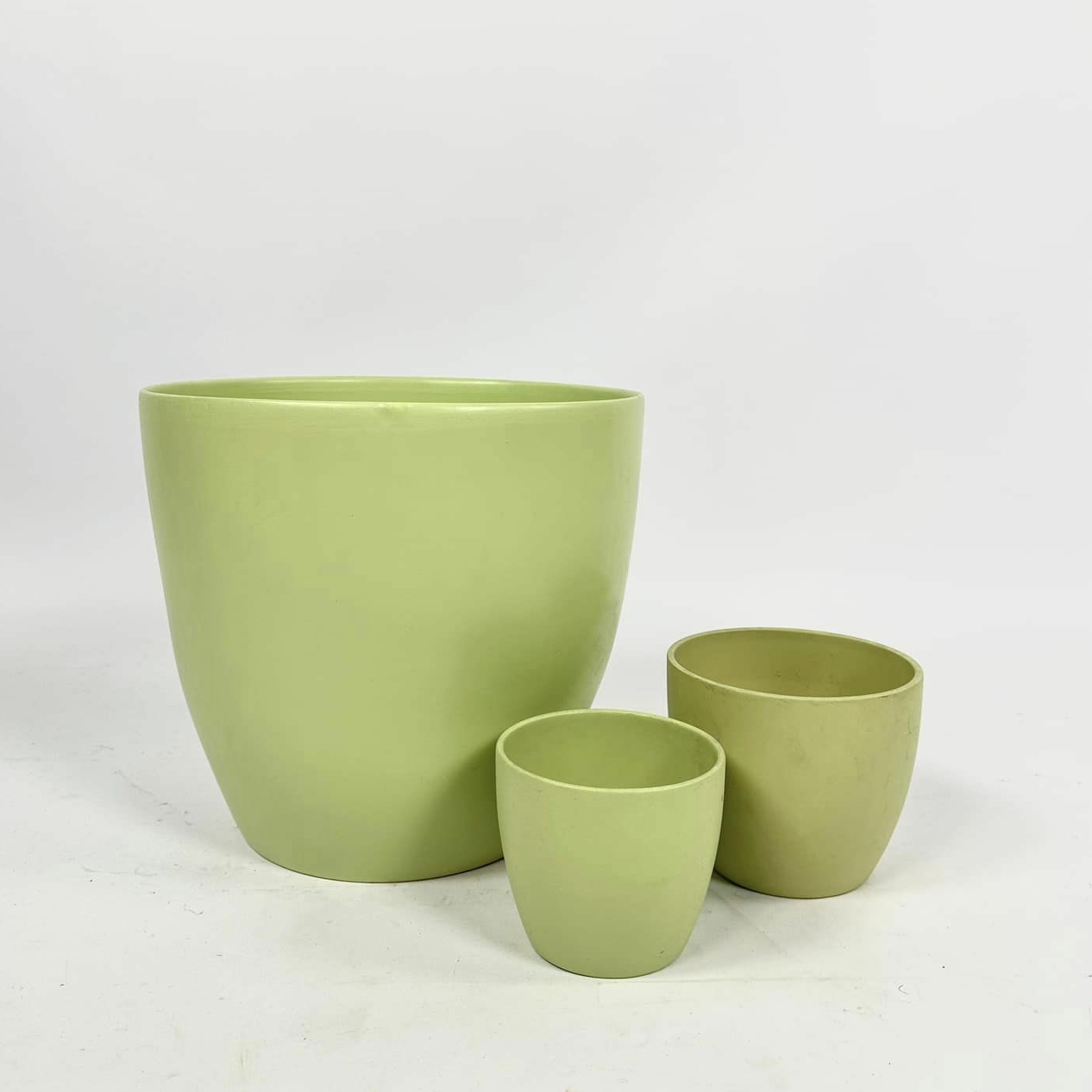 Кашпо салатове кераміка