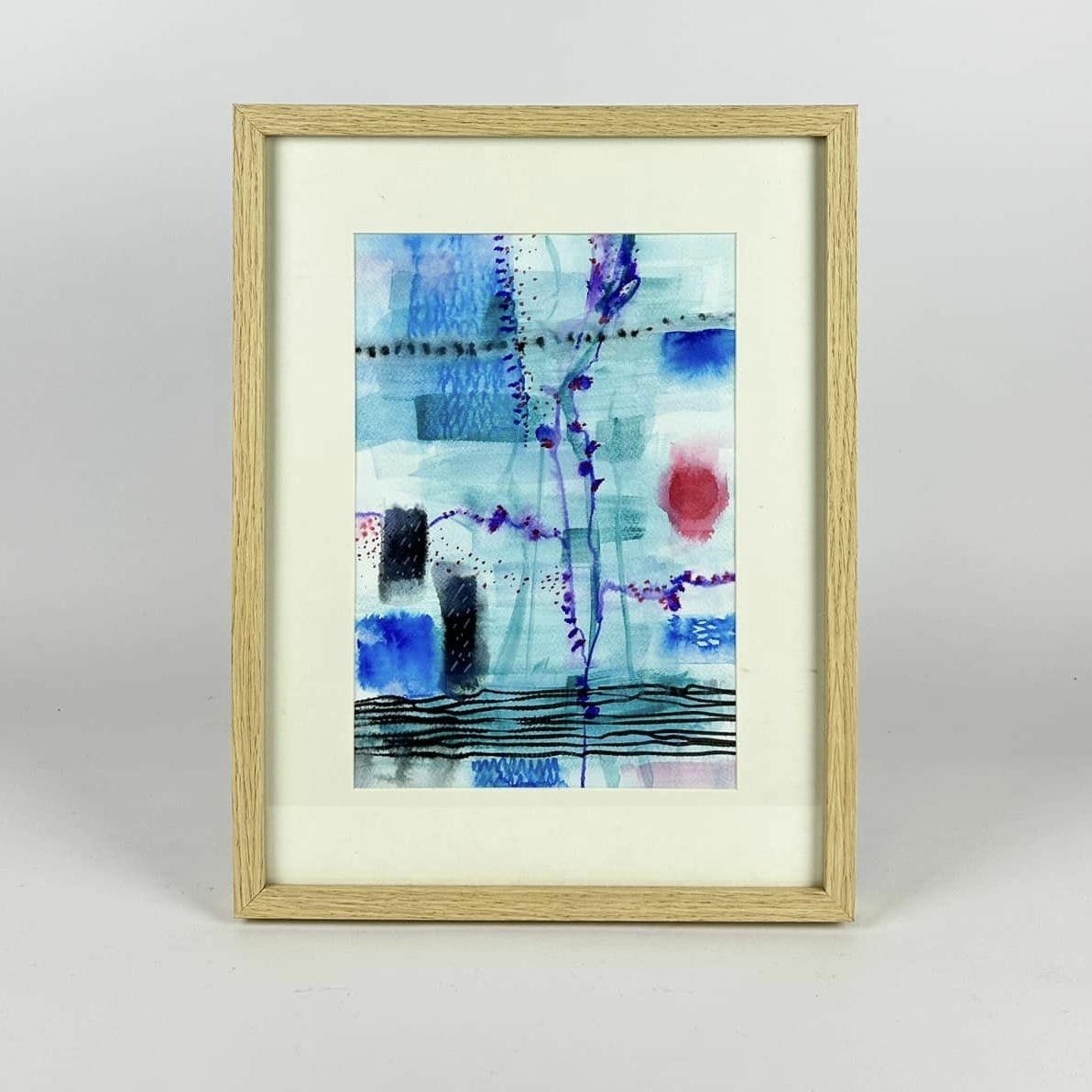 Графіка абстрактна в рамці з паспарту AR-999