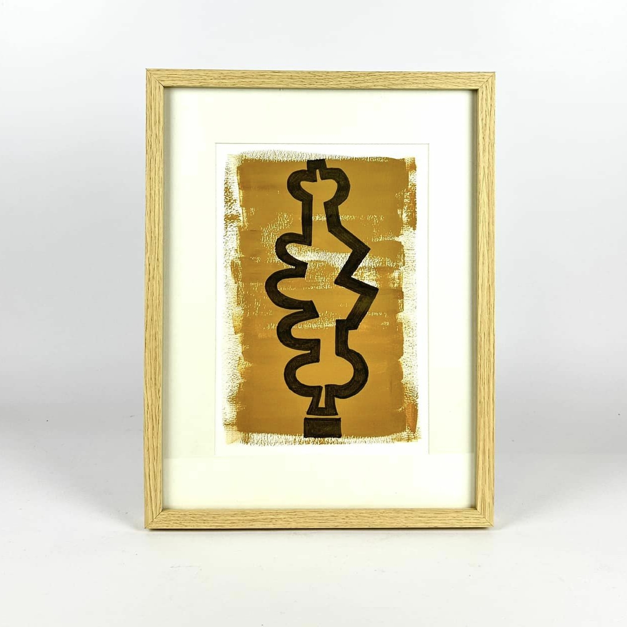 Графіка абстрактна в рамці з паспарту AR-1002