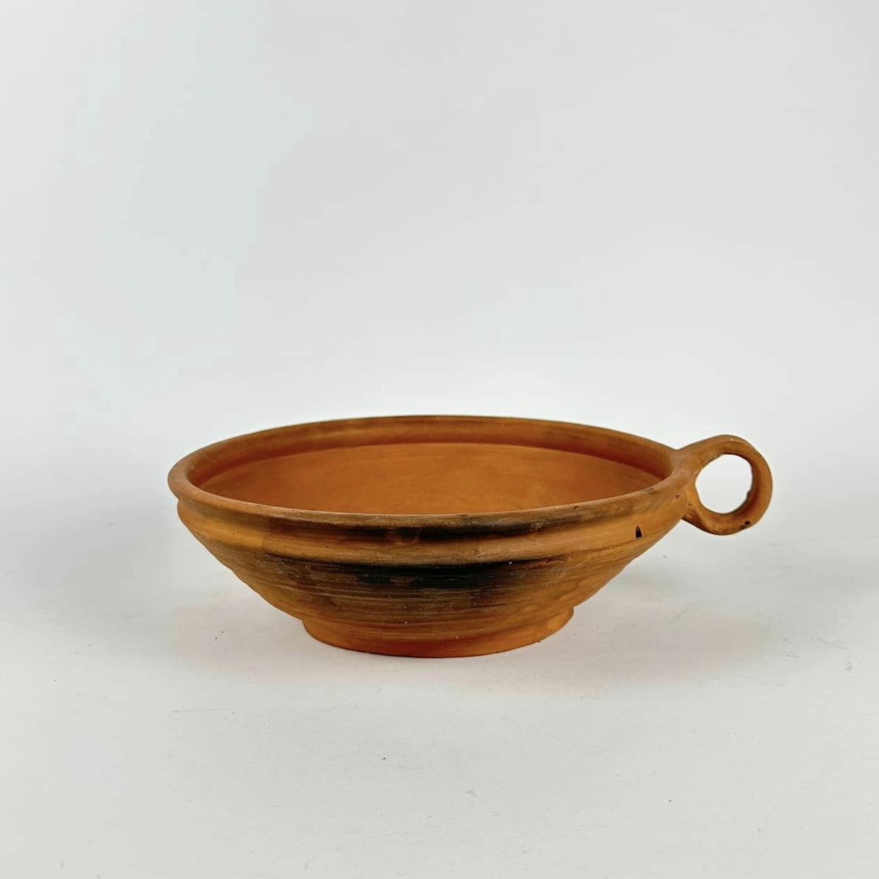 Миска з ручкою-вушком етно авторська кераміка EN-113