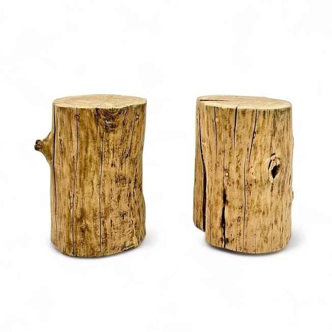 Пеньок-підставка декоративна без кори дерево EN-135