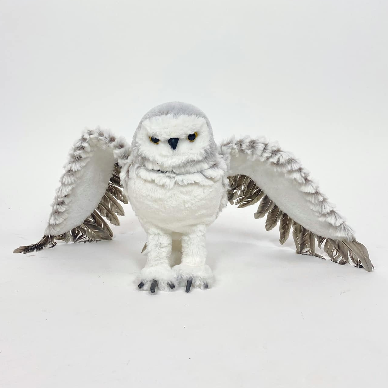 Сова біло-сіра велика муляж MU-031