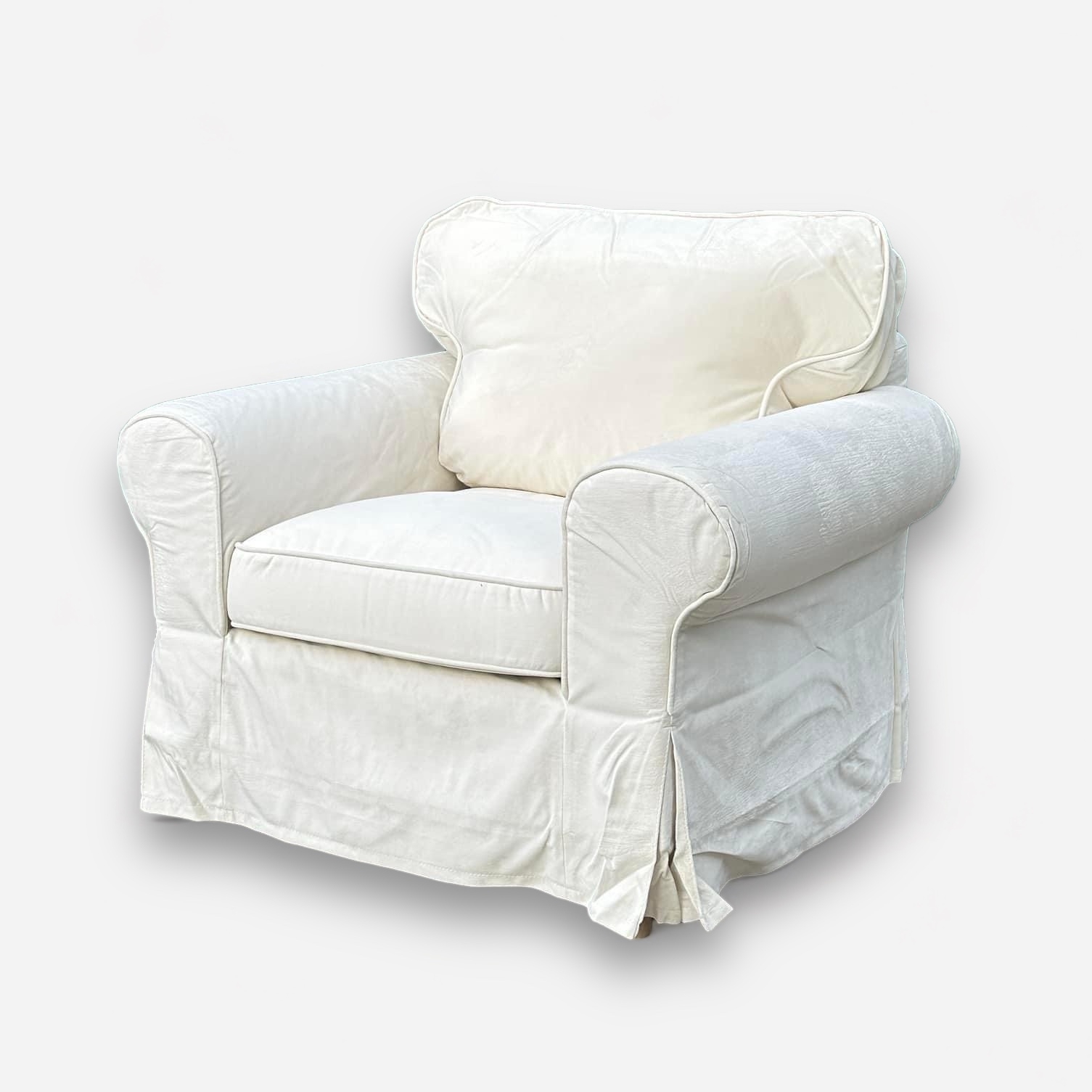 Крісло класичне біле CH-156