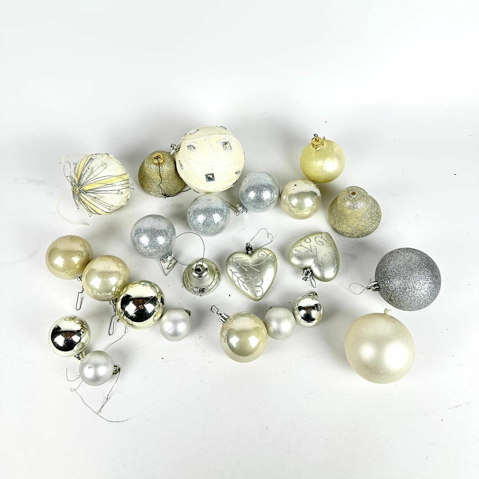 Ялинкова прикраса мікс 1 срібло-золото