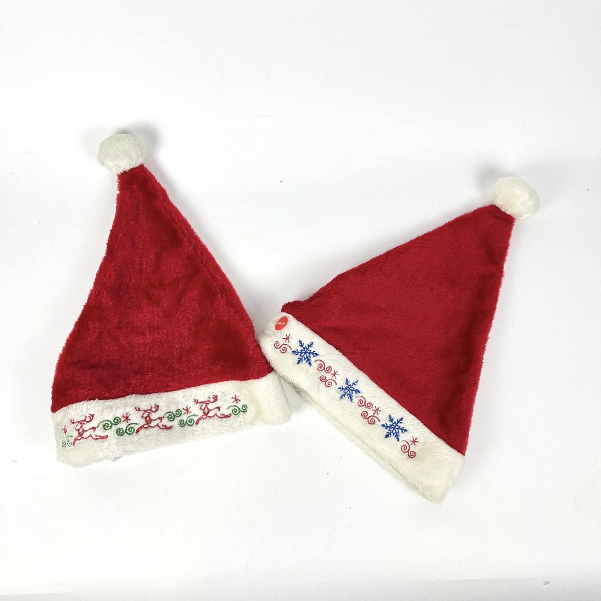 Шапка помічника Санти з вогниками 1