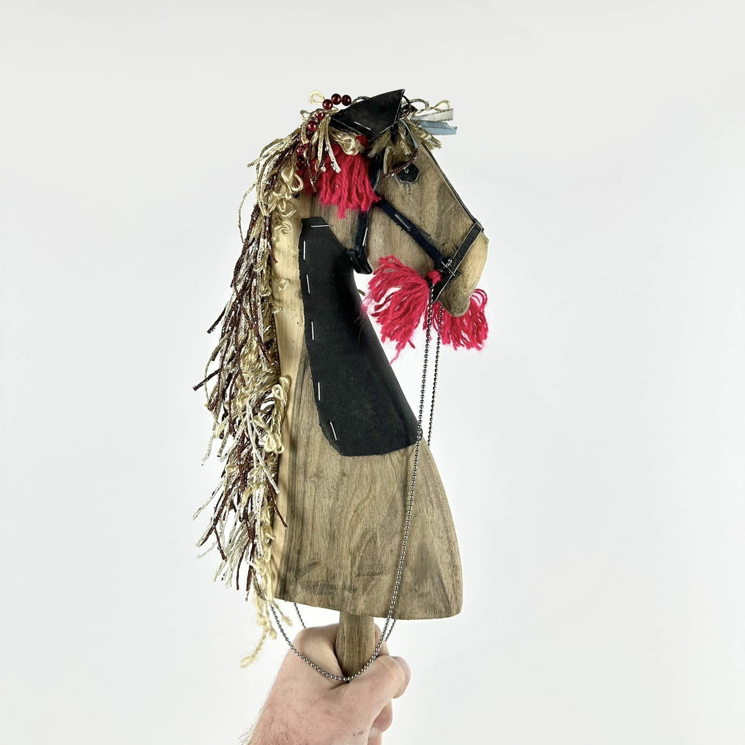 Коник етно для колядників/щедрівників дерево 1