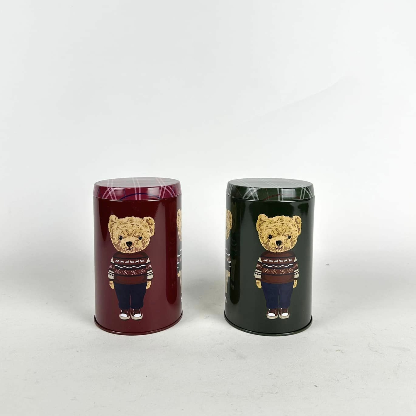 Банка для печива з ведмедиком метал KB-079