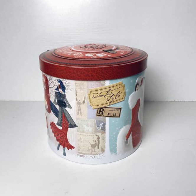 Банка для кексів велика метал KB-063