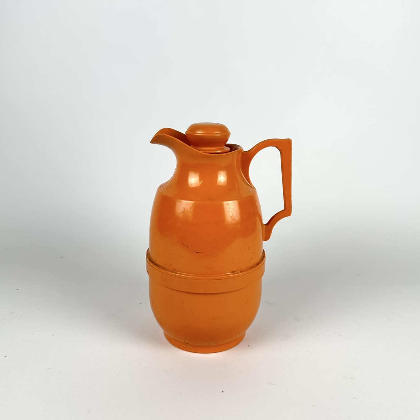 Глечик-термос пластик оранж вінтаж JU-109