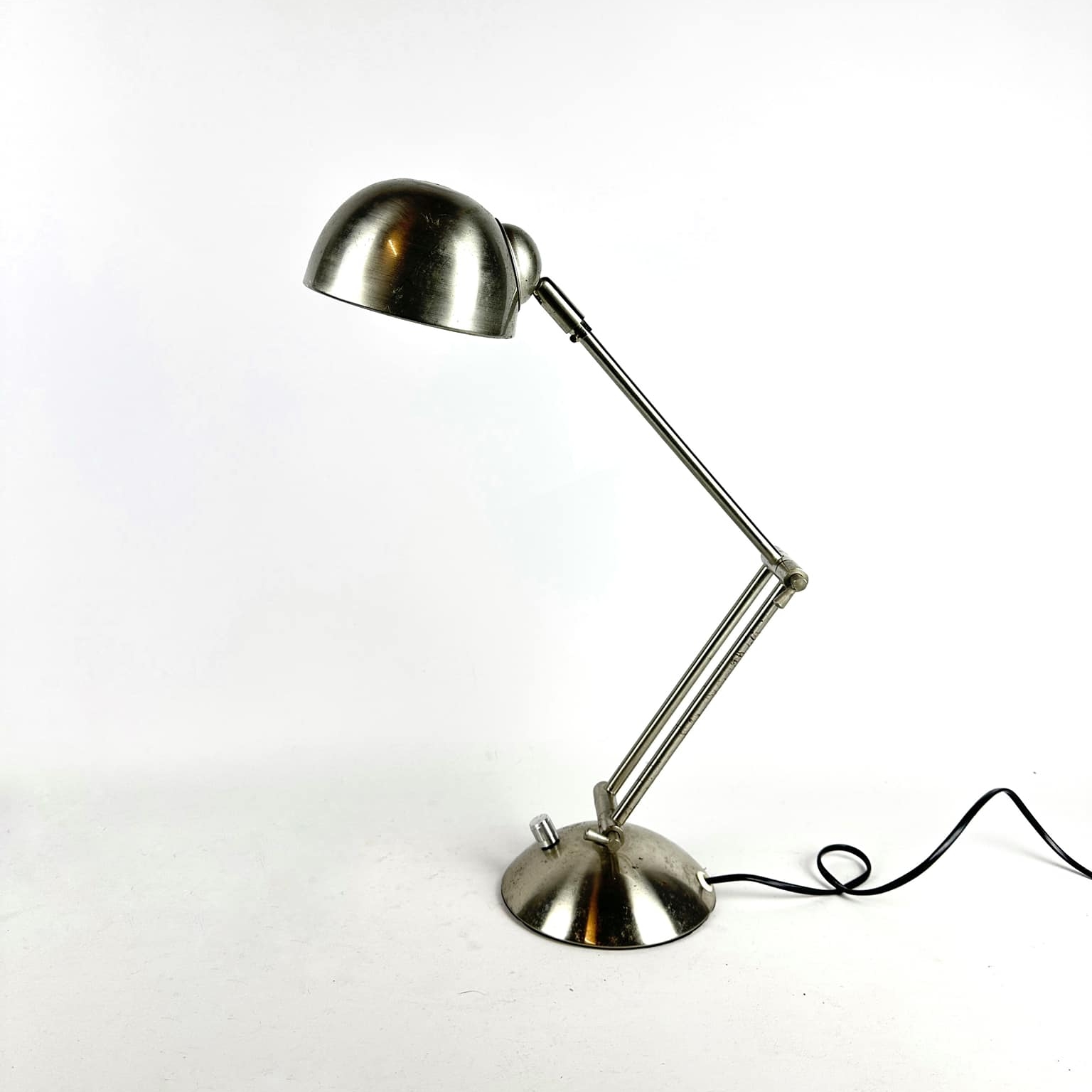 Лампа настільна шарнірна нерж сталь LT-281