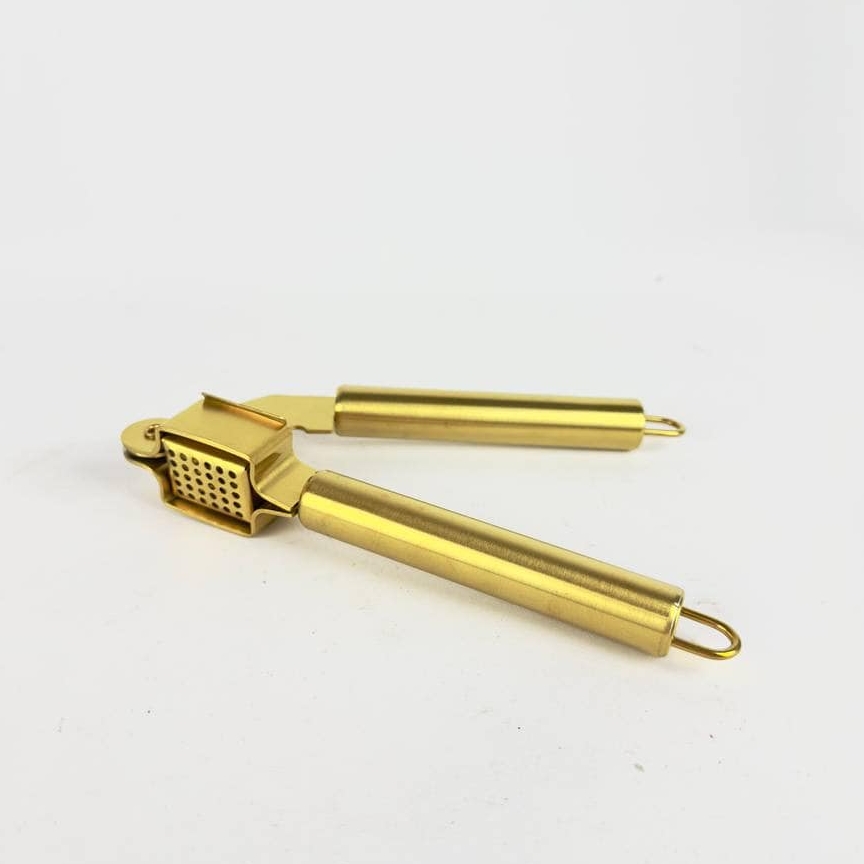 Часникодавка метал золото KH-228