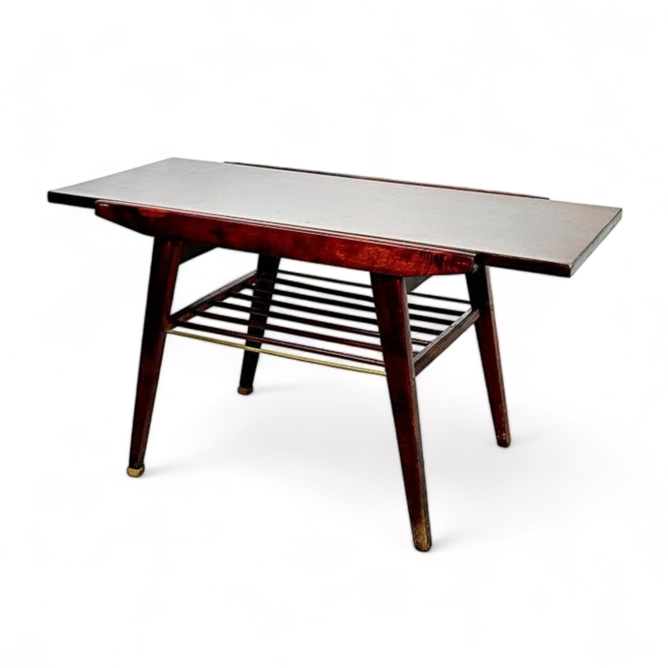 Стіл журнальний з полицею вінтаж TB-591