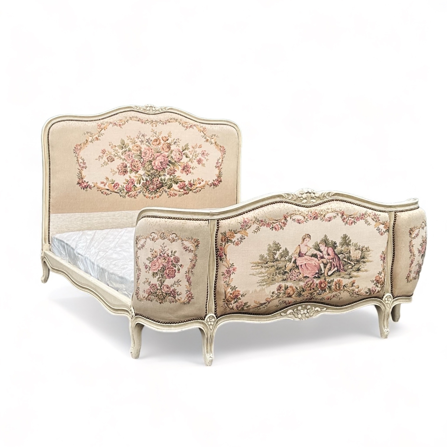 Ліжко 2-спальне 160х200 гобелен вінтаж BD-017