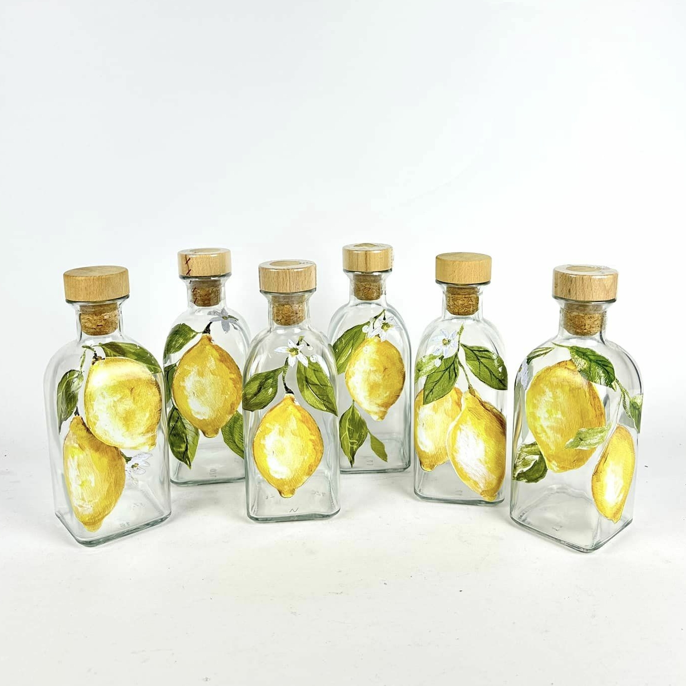 Пляшка для лімончелло з дерев'яним корком KF-102