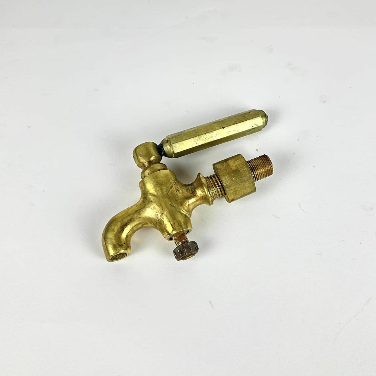 Кран для діжки мідь/латунь вінтаж 6