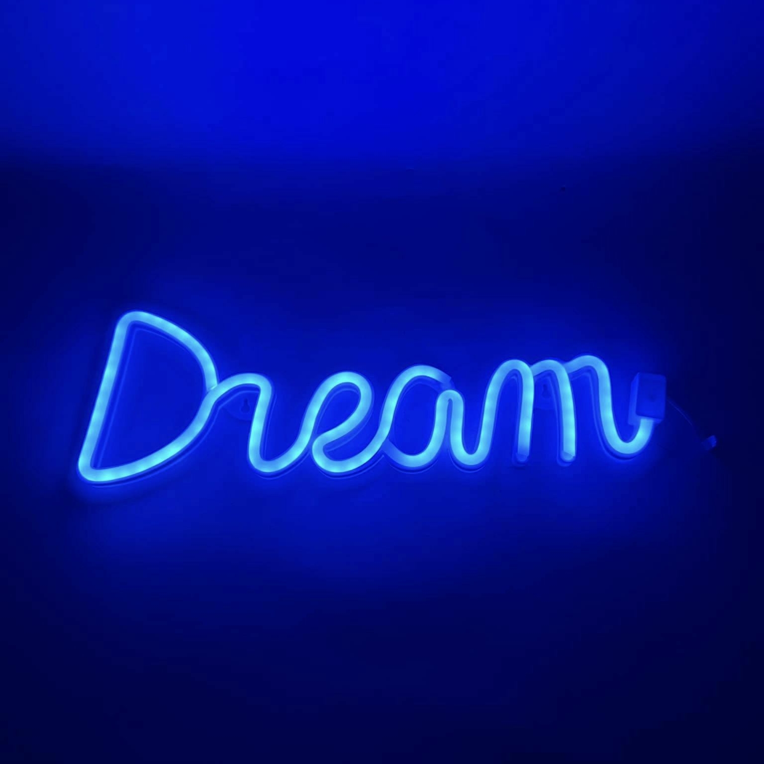 Світлова LED-декорація настінна Dream синя LW-033