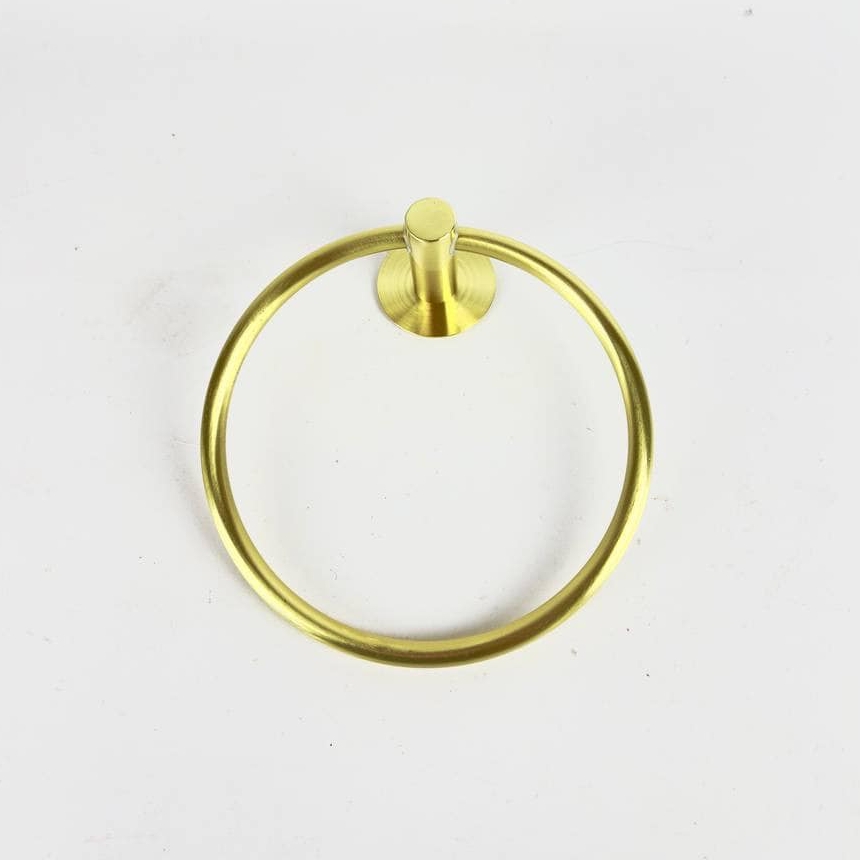 Тримач для рушника кільце золото метал SF-052