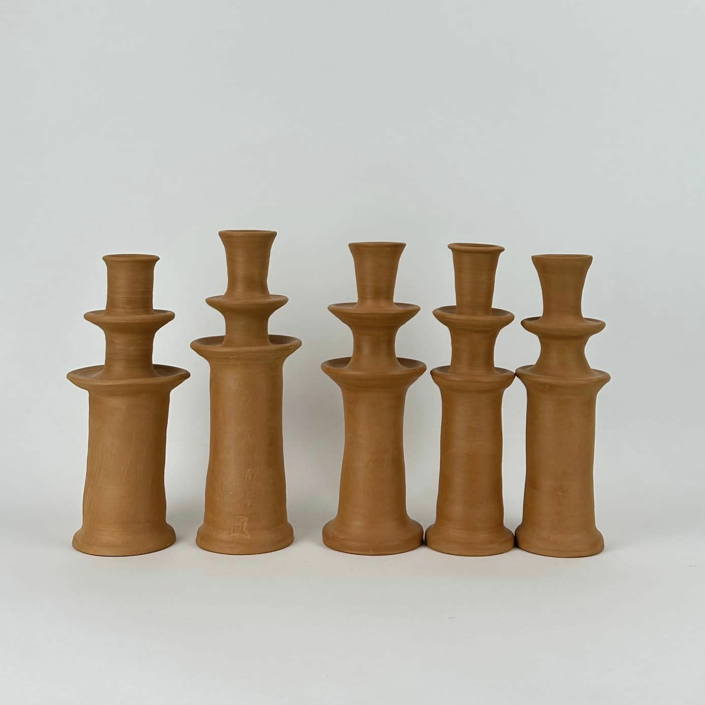 Свічник на 1 свічку етно теракота авторська кераміка CA-169