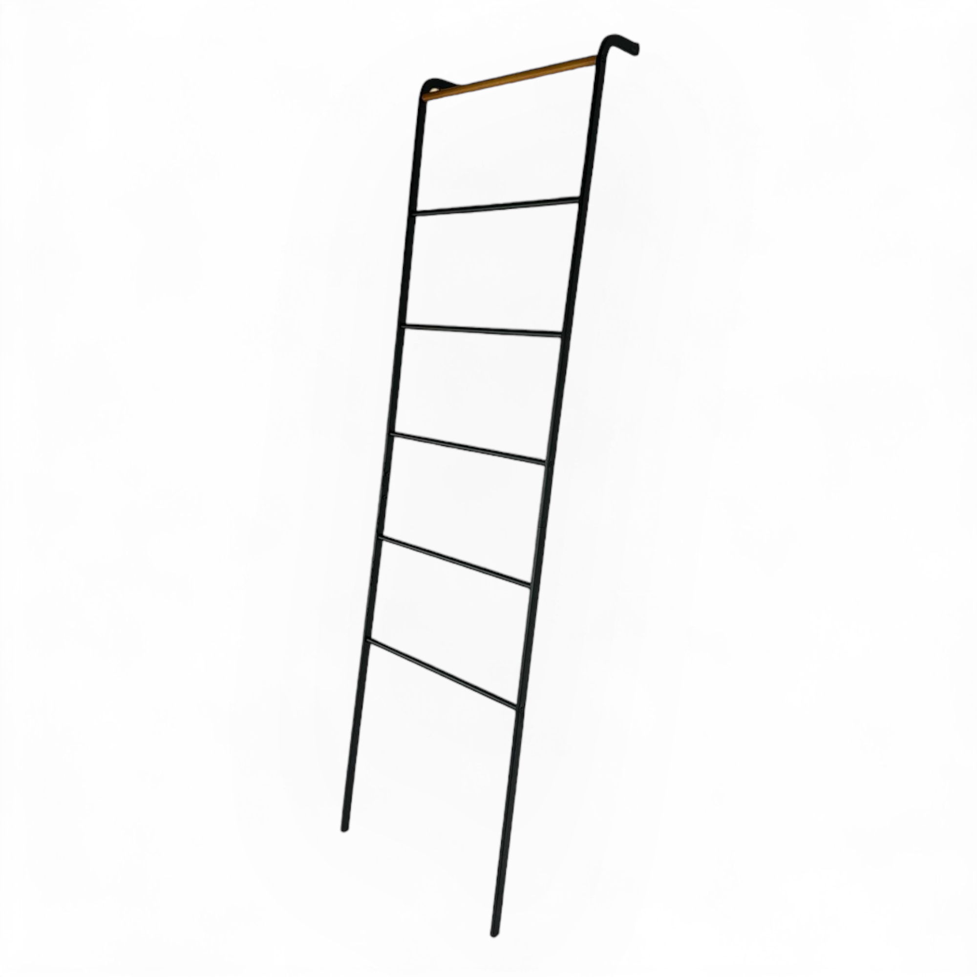 Вішалка-драбинка пристінна чорна метал